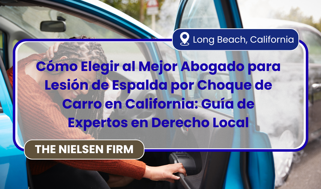 abogado para lesión de espalda por choque de carro